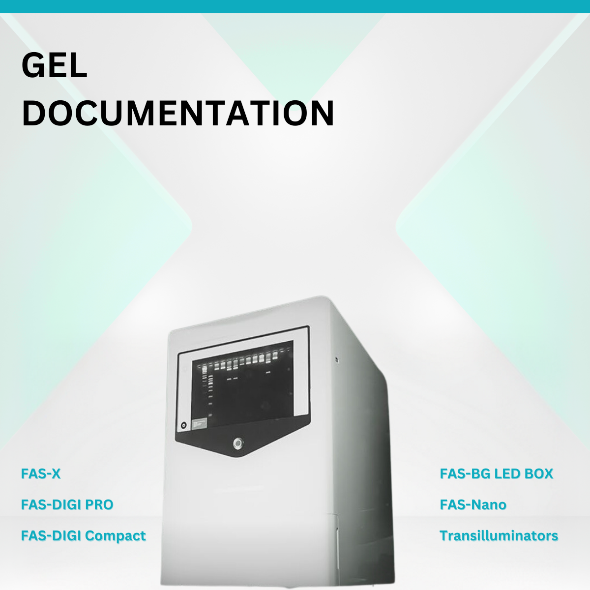 Gel documentation, Blue/Green LED